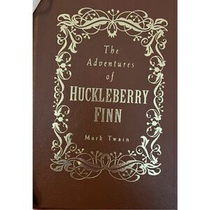 The Adventures of Huckleberry Finn Mark Twain Sweet Water Press Leather Bound Bo